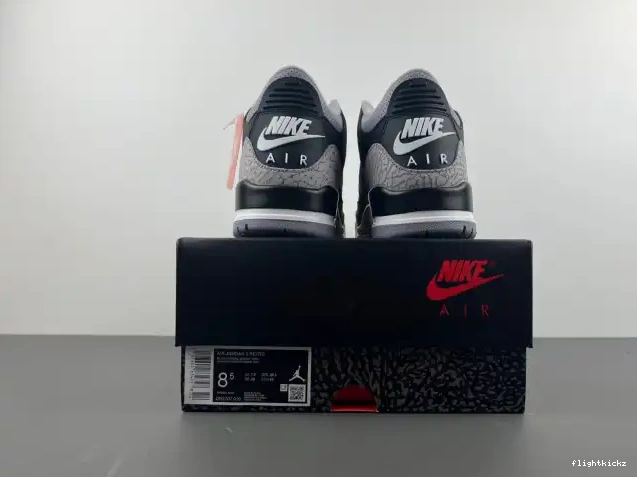 DN3707-010 Cement 3 Black Air Jordan 0515